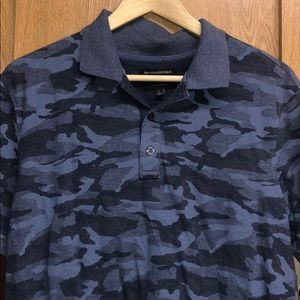 Banana Republic Blue Camo Polo 👕